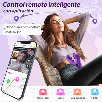 Vibradorador clítoris con lamedor